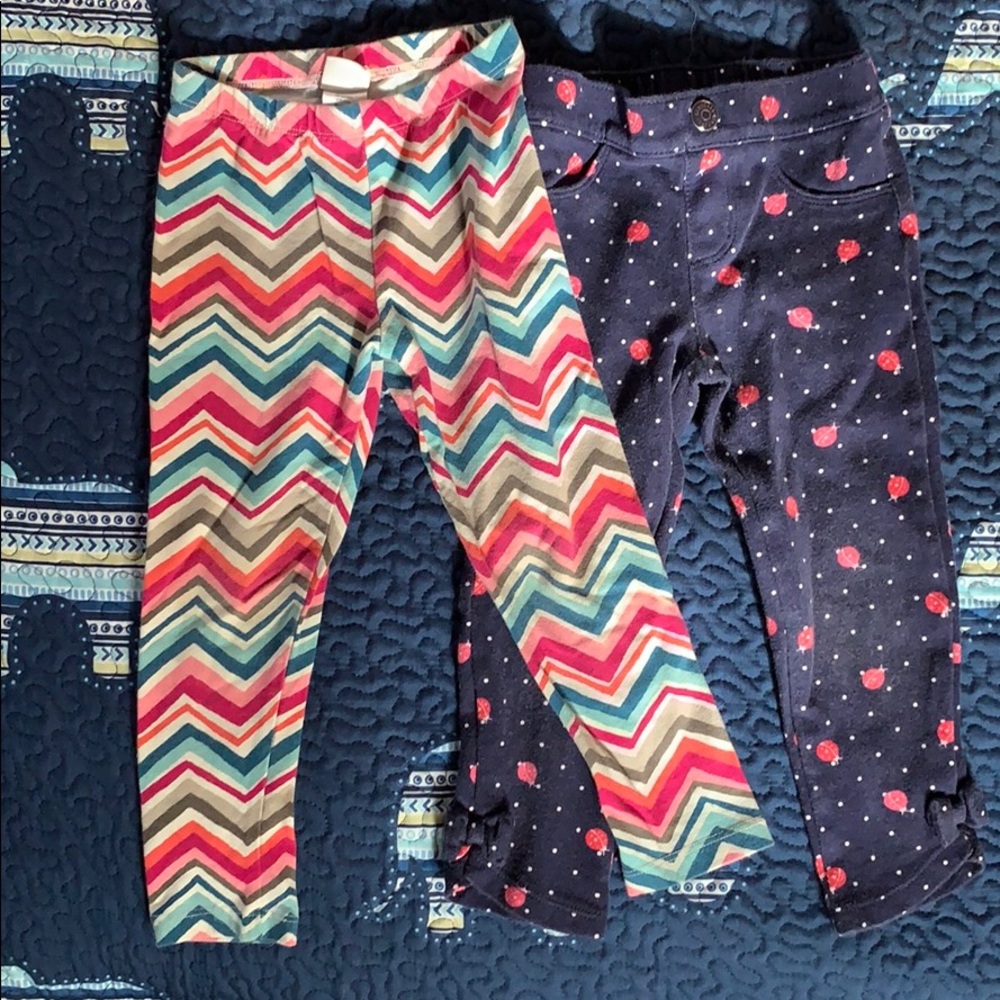 Gymboree 3T leggings 2 pair